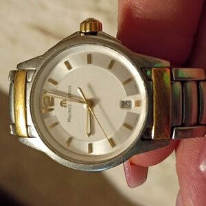 Maurice Lacroix Swiss Made Two Tone Elegant Woman's Watch Retail $899